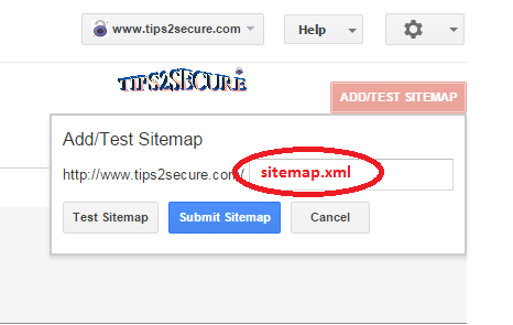 how to add sitemap of blog in google