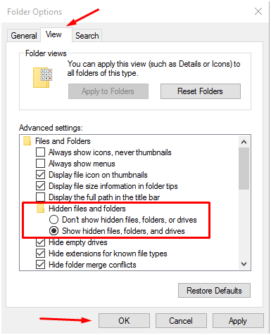 "show hidden files" in windows 10 operating system "show hidden files" in windows 10 operating system