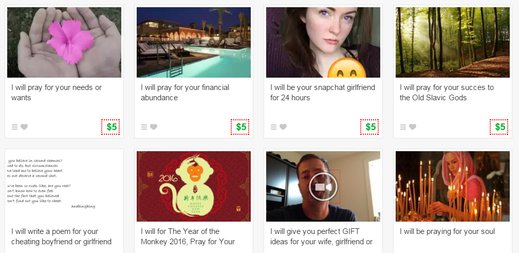 Funny Gigs on Fiverr