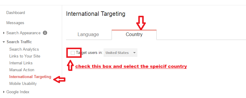targeting country specific traffic on websites
