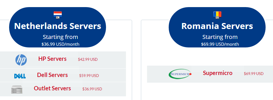 Dedicated servers by HostSailor Dedicated servers by HostSailor