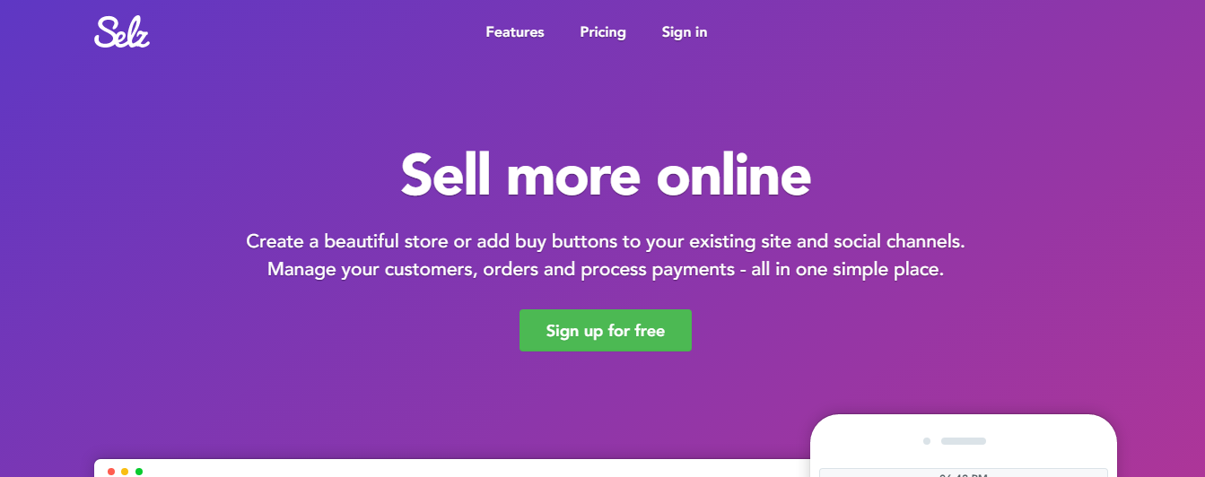 Selz: sell more online