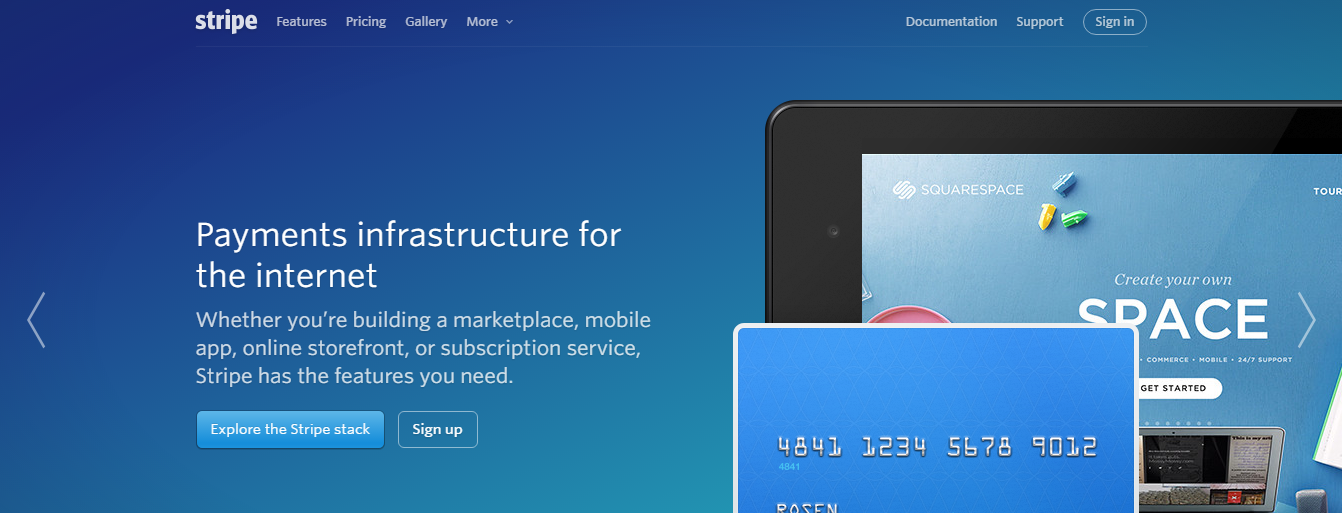 Stripe: payment infrastructure for the internet