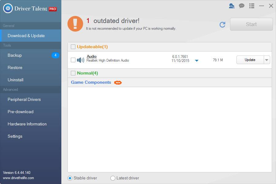 Update existing drivers Update existing drivers