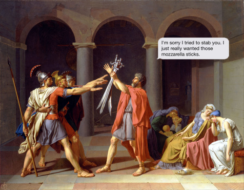 If paintings could text blog on tumblr
