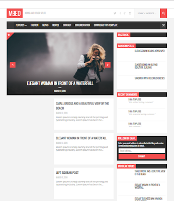 Meed Minimalist Blogger Template