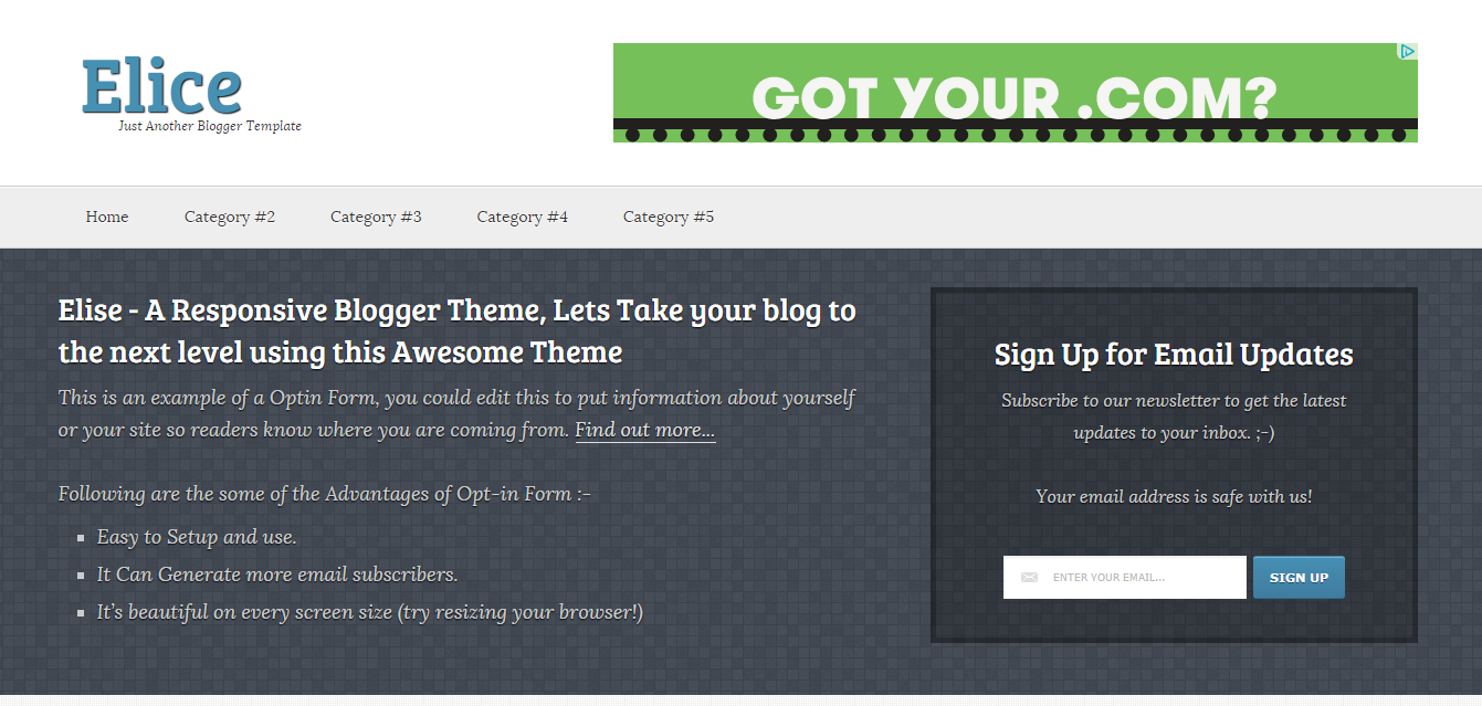 Elice-Faster loading blogger template