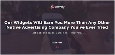 Earnify ad network