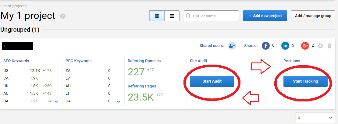 Serpstat on page audit