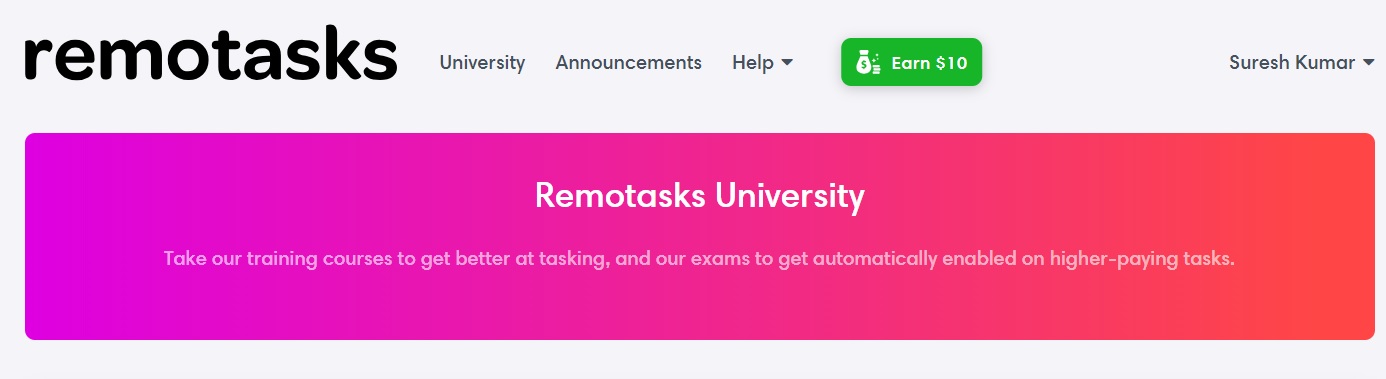 Remotasks exam