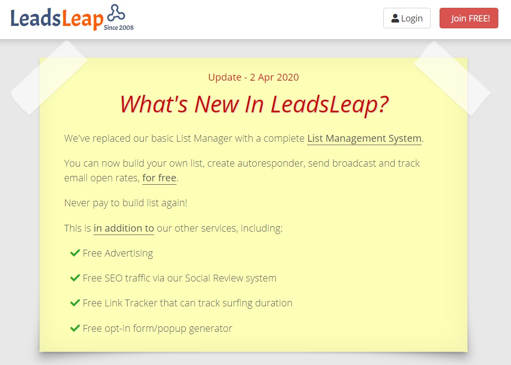 LeadsLeap features