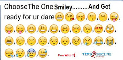 whatsapp smiley dare