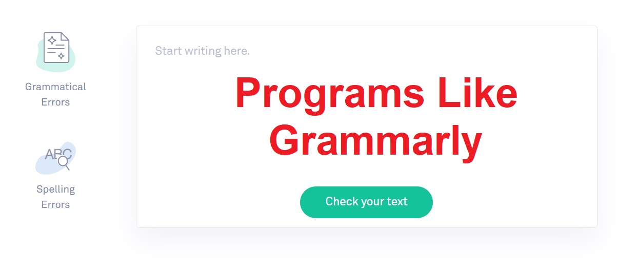 Programs like Grammarly Programs like Grammarly
