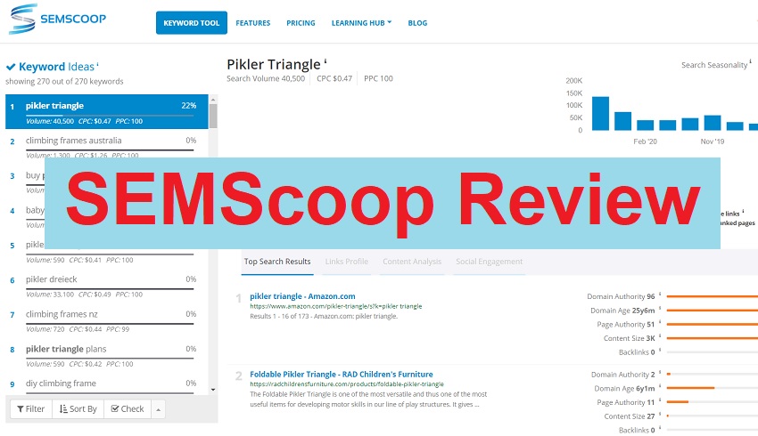 Semscoop review