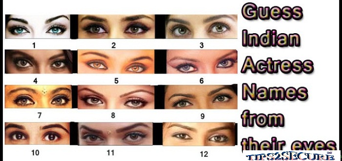 whatsapp dare to guess actresses from their eyes