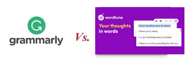 grammarly vs wordtune