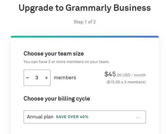 grammarly business