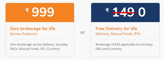 m stock vs zerodha charges